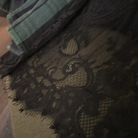 Essentiel Antwerp plaid and lace shirt - Picture 8 of 9